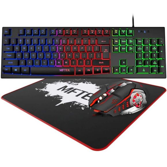 Brandnew Rainbow Gaming Keyboard and Mouse Combo